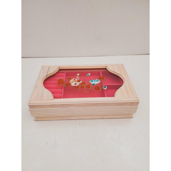 Vintage Gunther Mele 1970's wooden jewelry box. Jewellery . Vintage wooden - Picture 2 of 10